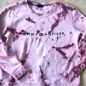 Tommy Hilfiger Tie Dye Pullover Sweatshirt